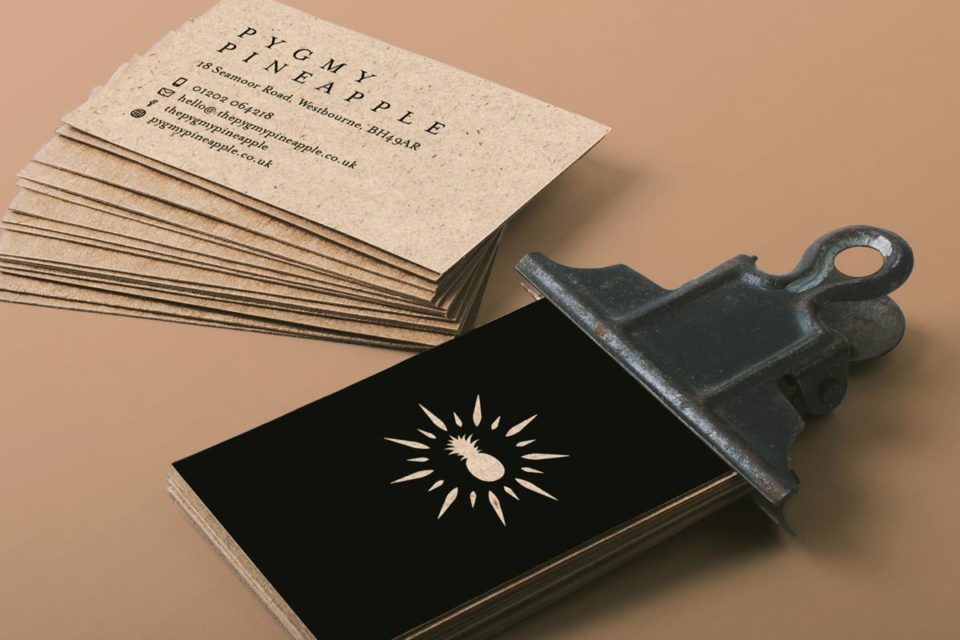 rustic business cards logo